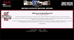 Desktop Screenshot of ameriresource.com